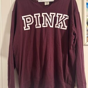 Maroon PINK Sweatshirt